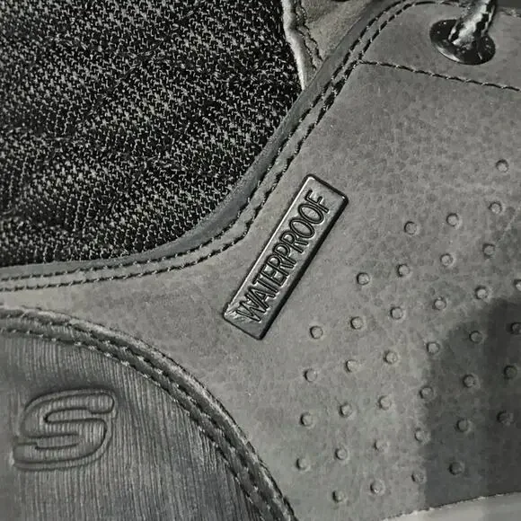 Skechers Womens McColl Composite Toe Waterproof Work Boots Gray Black Purple 8 - Picture 15 of 16